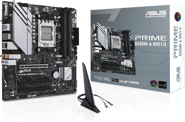 ASUS PRIME B650M-A WIFI II (mATX, B650, AM5)